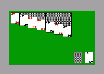Patience (UK) (1987) [Computing With The Amstrad] screen shot game playing